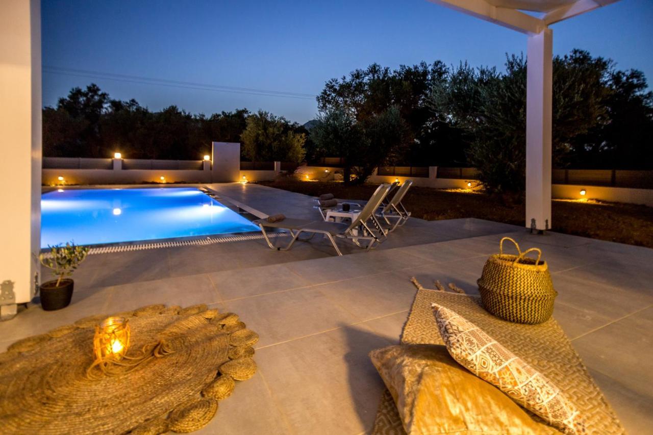 Villa Boviana With Private Swimming Pool Agios Sostis  外观 照片
